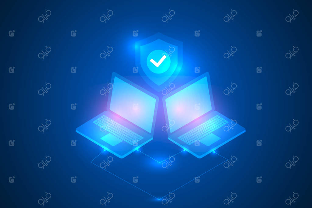 اشتراک‌گذاری داده‌ها در لپ‌تاپ با فناوری نوآورانه امنیت بالا.