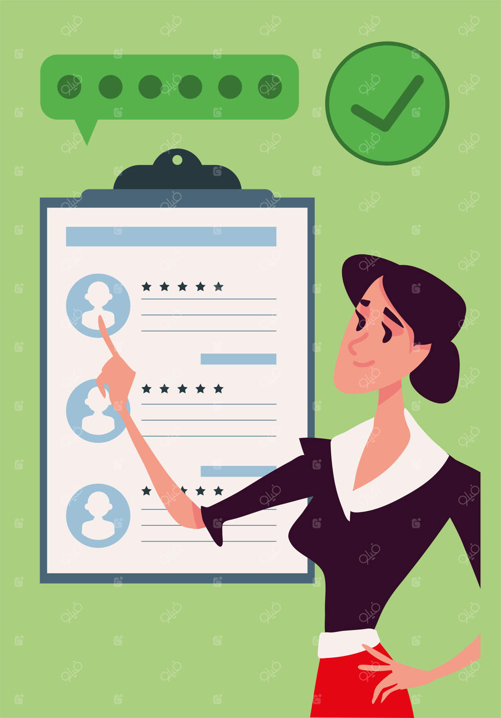 استخدام نیروی انسانی زن