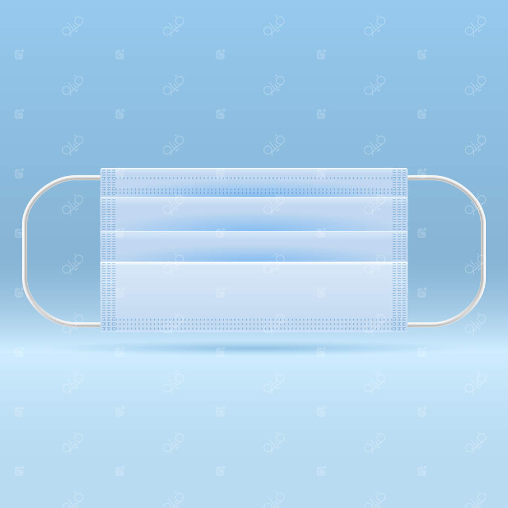 ماسک صورت پزشکی سه بعدی