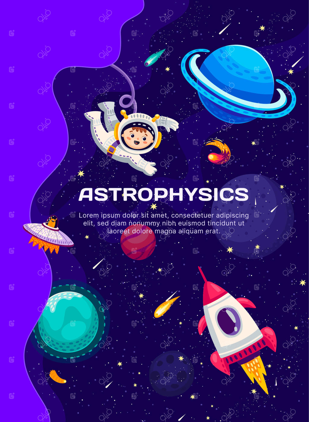 اخترفیزیک: کهکشان‌ها، فضا، سیارات، دنباله‌دارها، ستاره‌ها