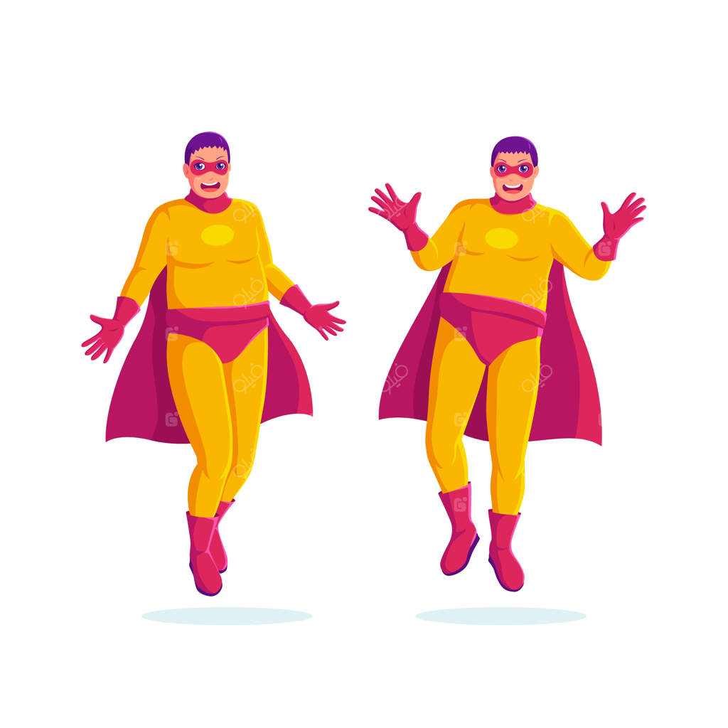 شخصیت کارتونی ابرقهرمان چاق