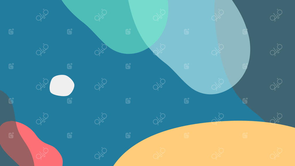 پس‌زمینه انتزاعی و تجاری با اشکال تخت و طراحی ساده