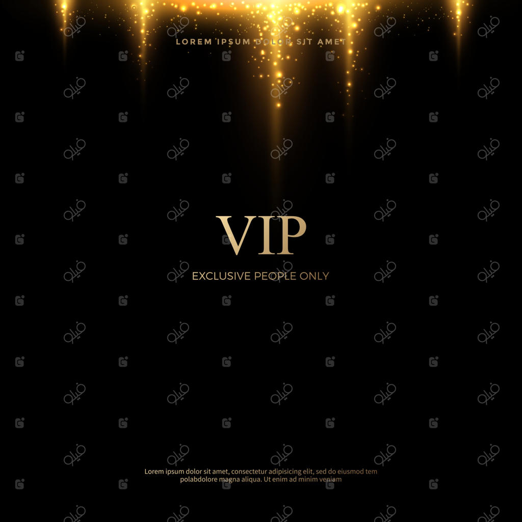 پس زمینه انتزاعی با درخشش طلایی