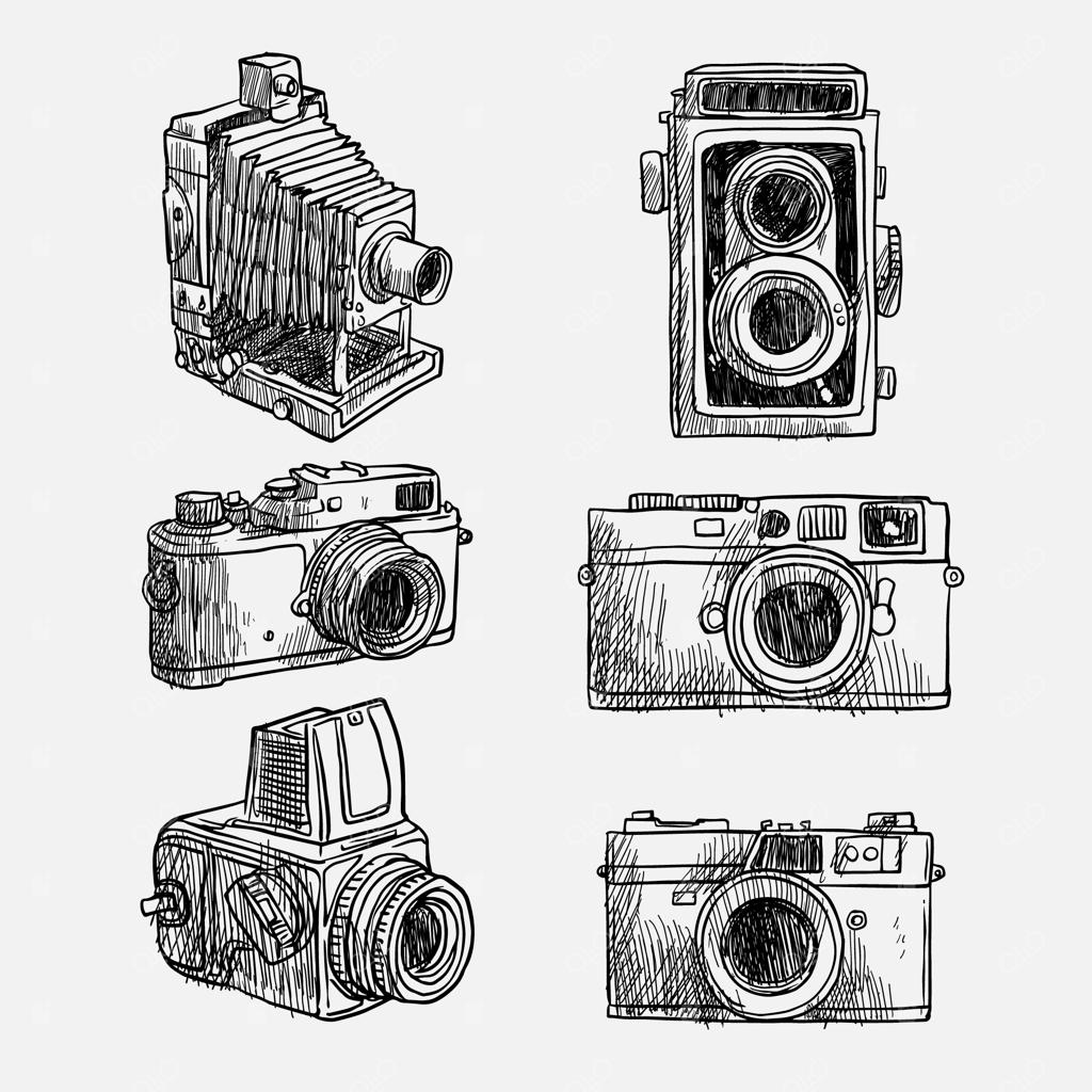 انواع دوربین‌های قدیمی دست‌ساز