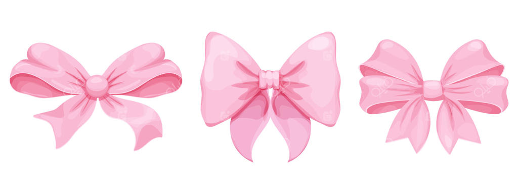 روبان صورتی شیک با حال و هوای سال 2000، اکسسوری زیبا با گره ساتن دلنشین در رنگ‌های ملایم.