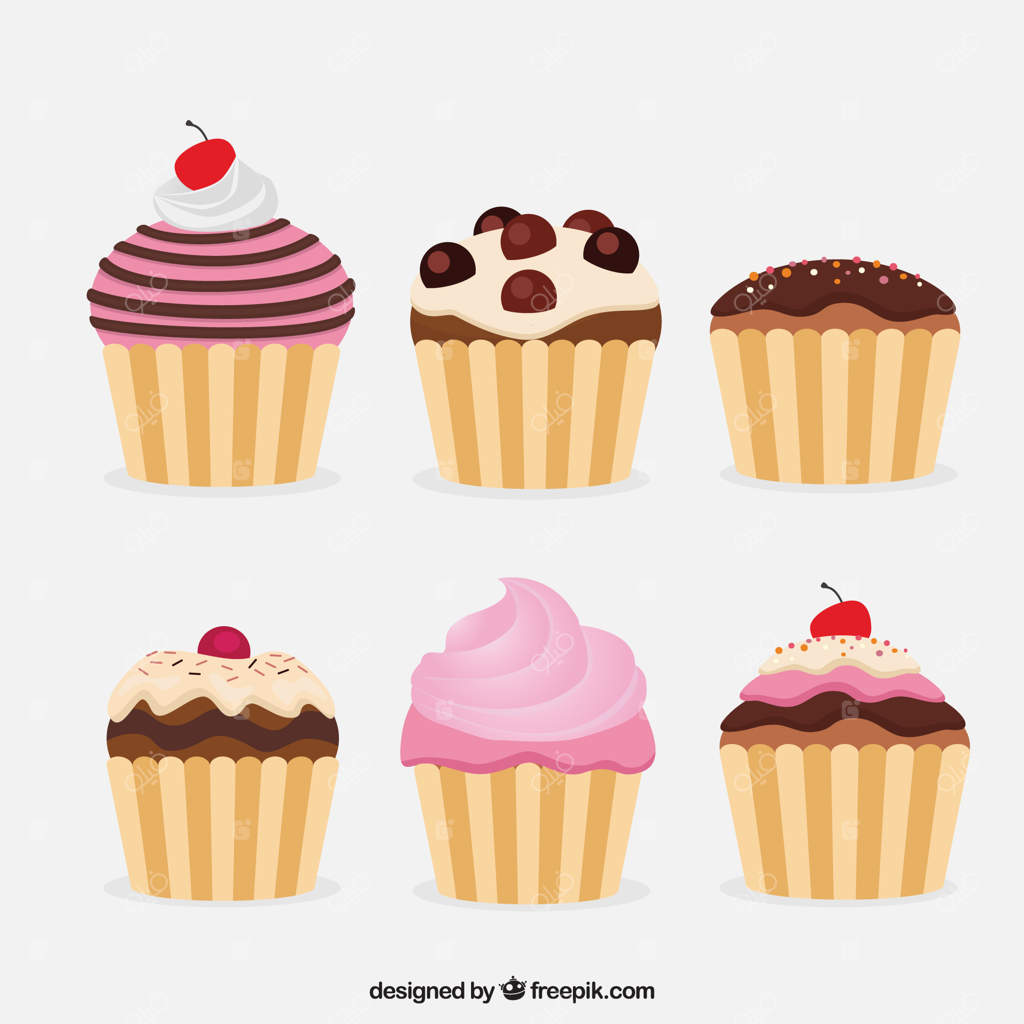 بسته شش‌تایی کیک‌های تخت