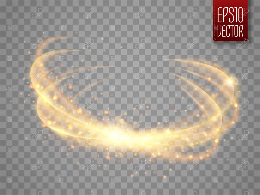 دایره جادویی جدا شده روی پس‌زمینه شفاف