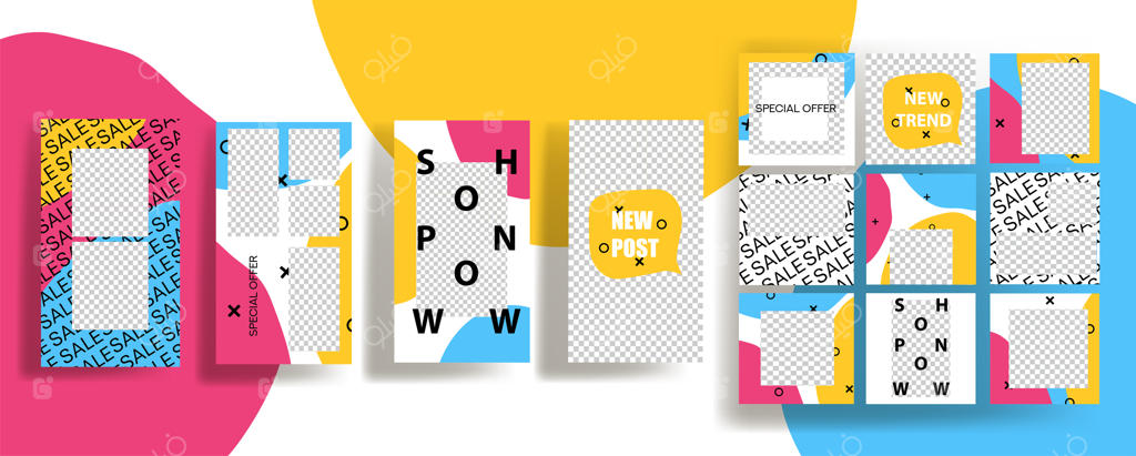 مجموعه قالب‌های استوری و پست اینستاگرام