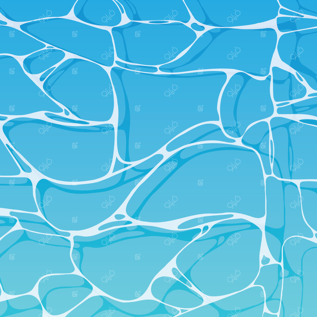 پس‌زمینه بافت و الگوی سطح امواج آب