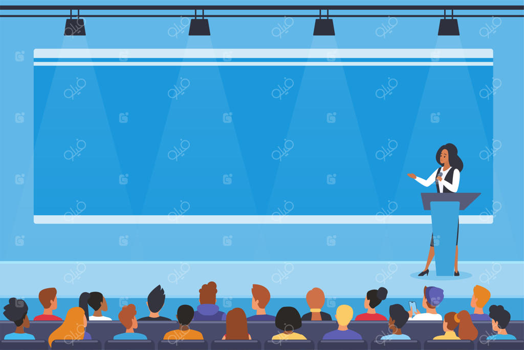 طرح مفهومی سخنرانی در کنفرانس
