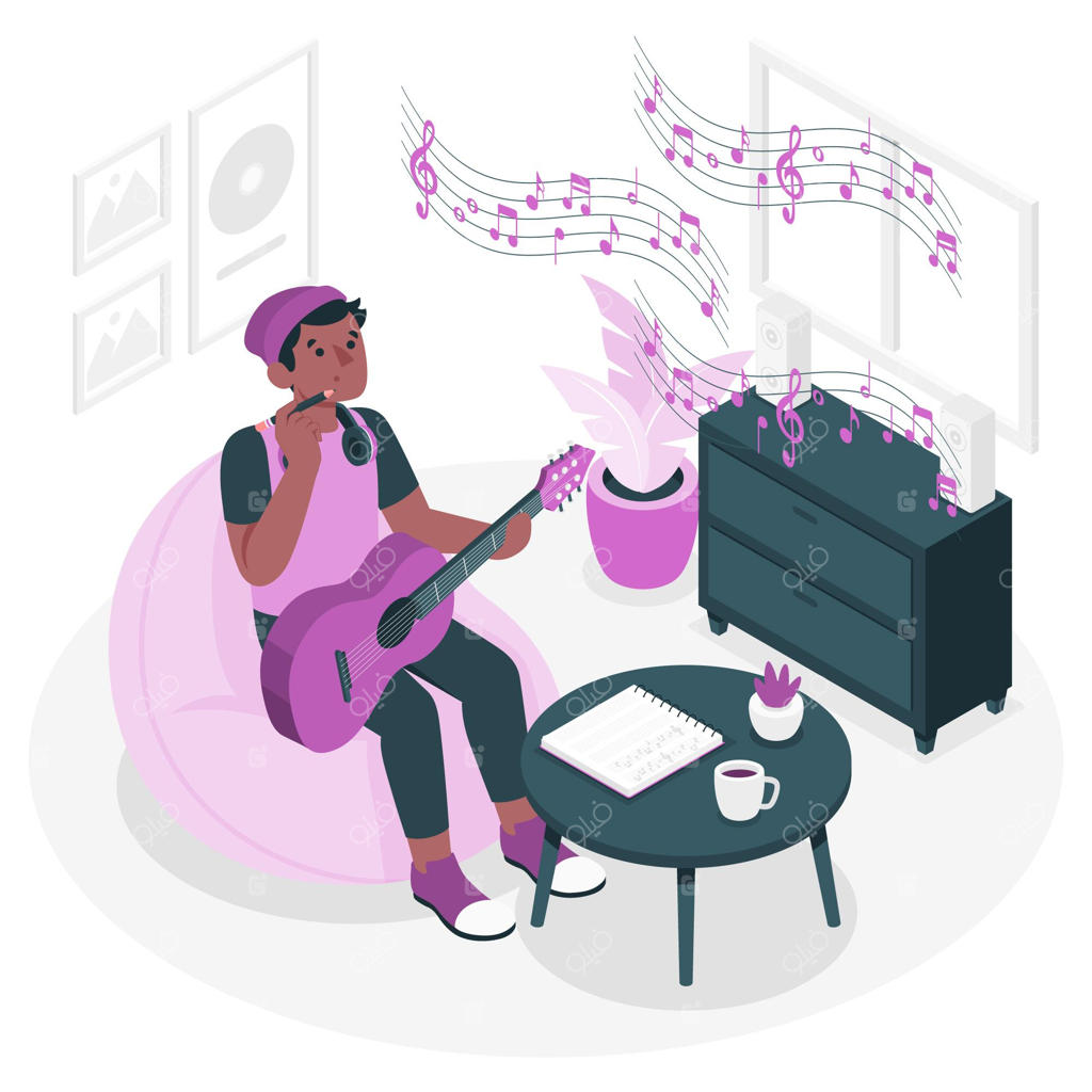 ایده‌پردازی تصویری یک آهنگساز