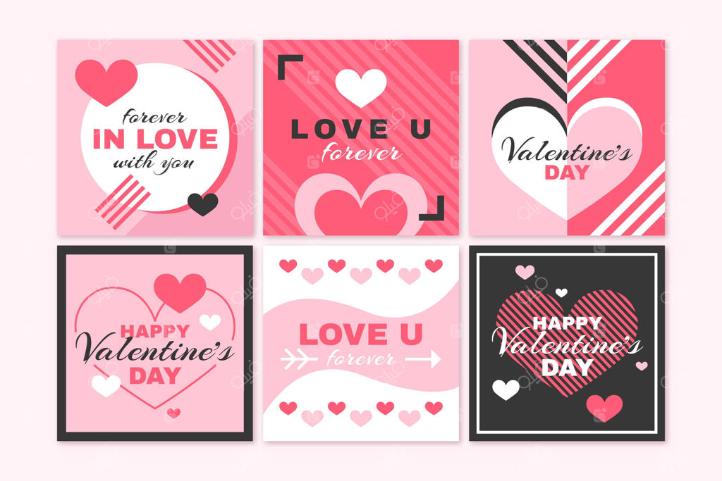 مجموعه پست‌های مدرن روز ولنتاین