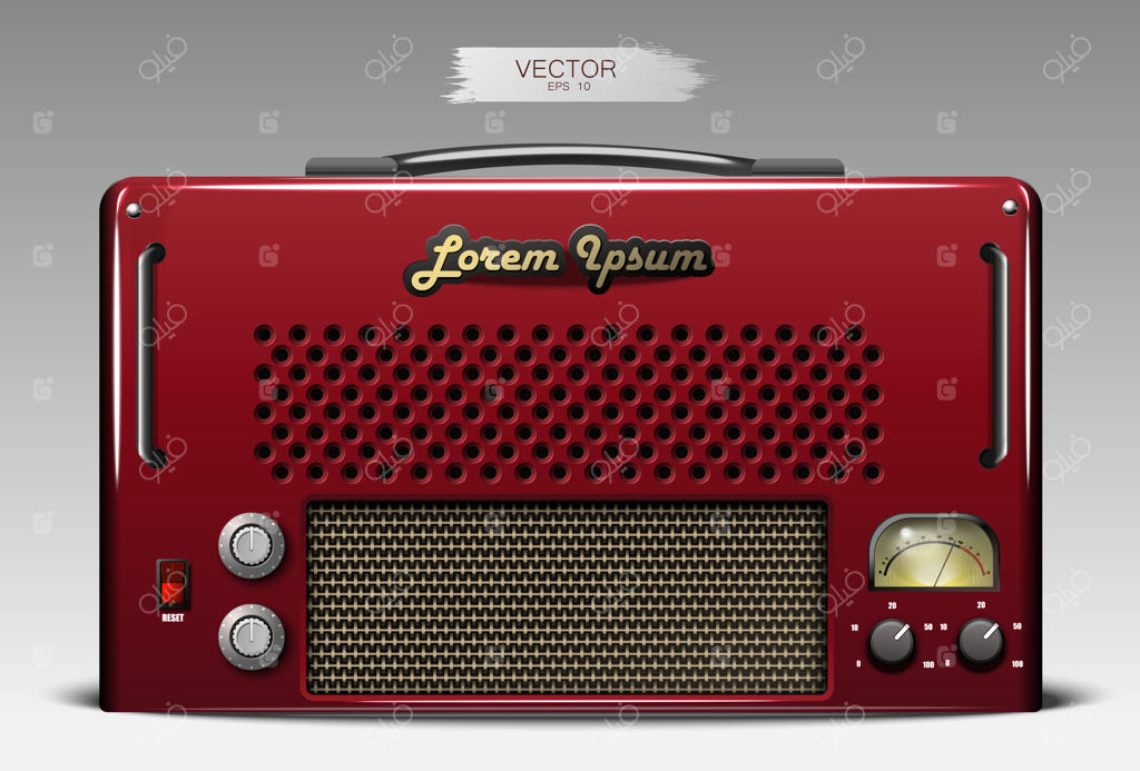 آمپلی‌فایر ترکیبی گیتار واقعی‌گرا.