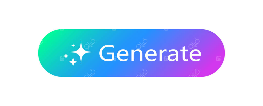 ایجاد ستاره‌ها با هوش مصنوعی آیکون رنگارنگ در دکمه‌ای جداگانه