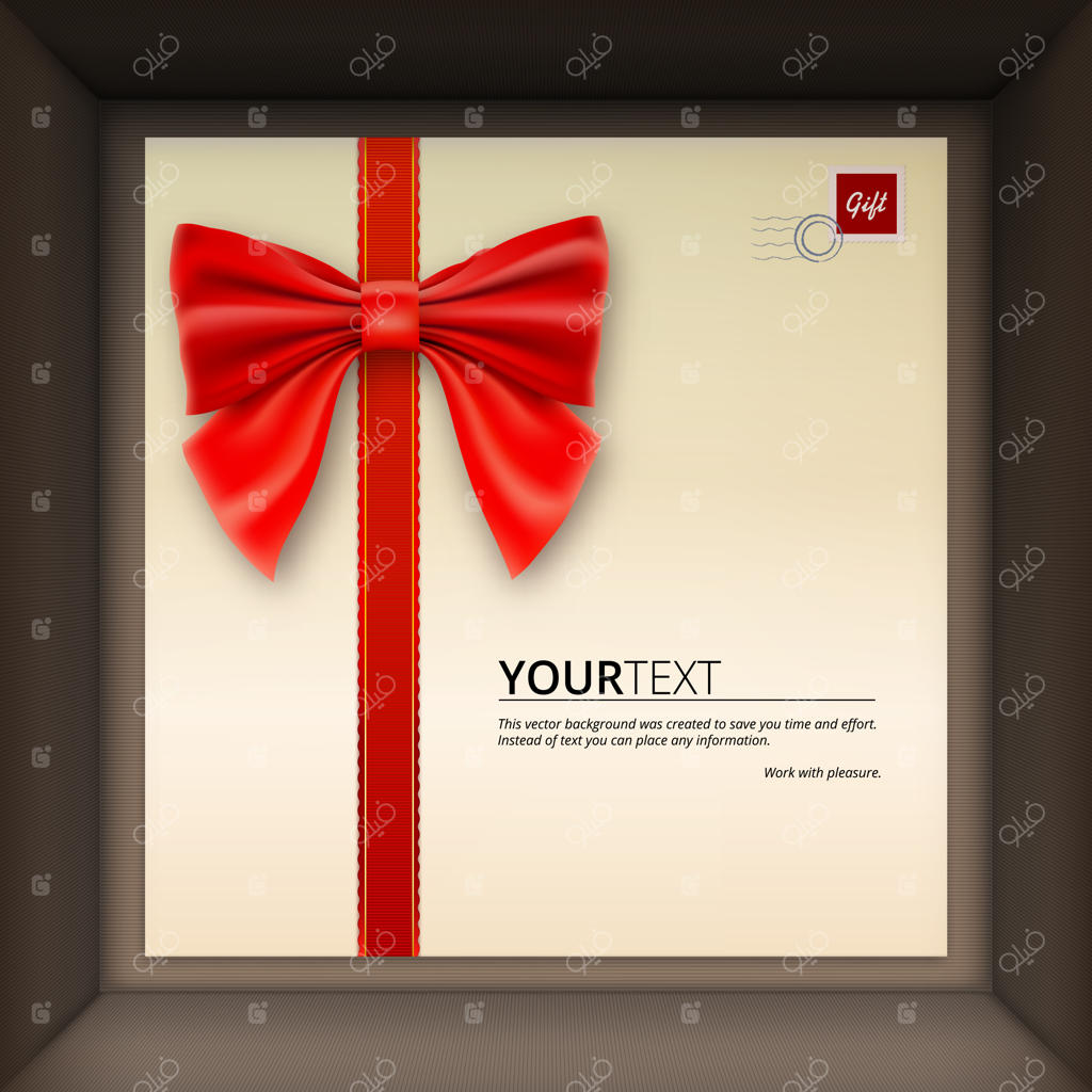 جعبه کادو همراه با تبریکات