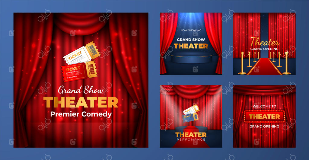 مجموعه پست‌های اینستاگرام نمایش تئاتر