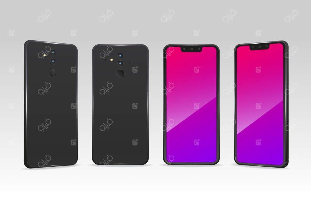 گوشی‌های واقعی از زوایای مختلف