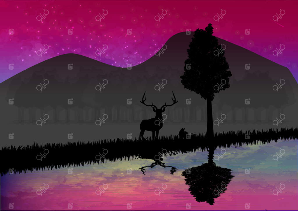 حیات وحش در سایه‌روشن جنگل