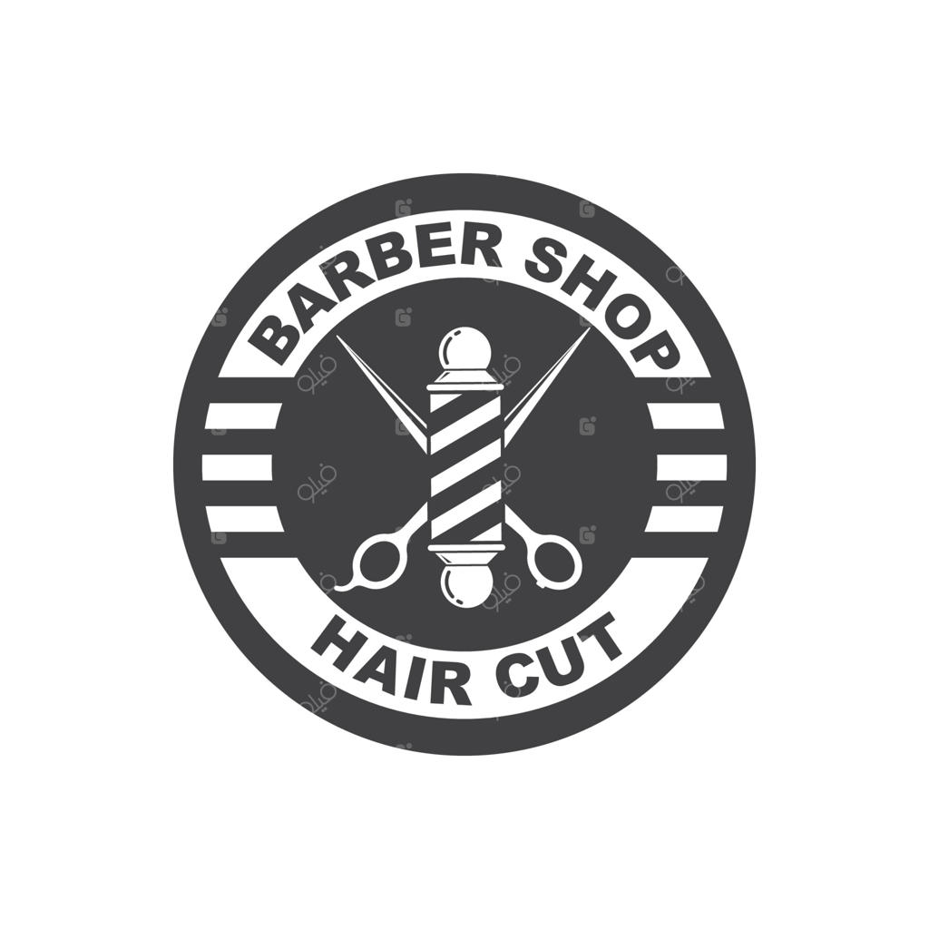 آیکون وکتور لوگوی آرایشگاه مردانه