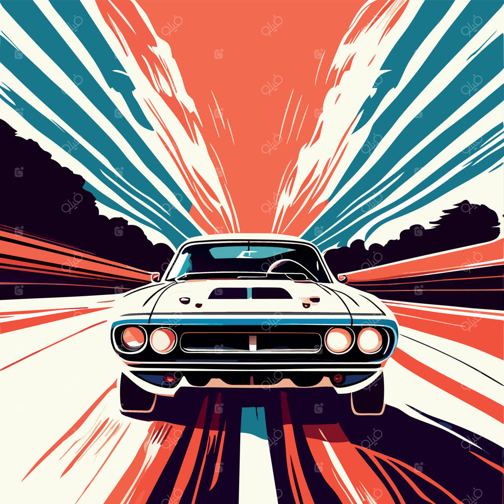 رانندگی سریع خودروی سفید روی جاده آسفالت در روز