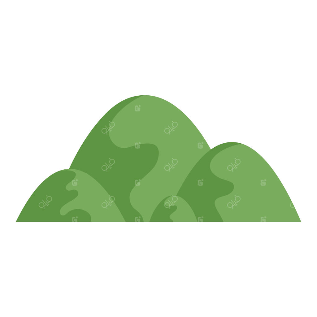 وکتور منظره کوهستان برفی، قله و تپه؛ تصویرسازی طبیعت و کوه یخ با موضوع کمپینگ، کوهنوردی، سفر و ماجراجویی