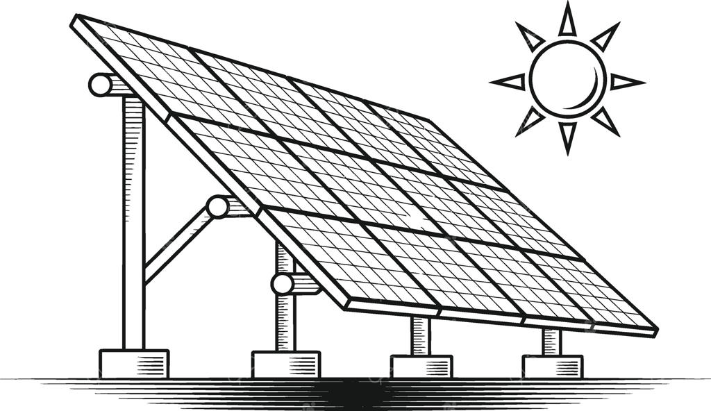 تصویر پنل‌های خورشیدی انرژی پاک و حمایت از حفاظت محیط زیست از طریق تولید نیروی تجدیدپذیر