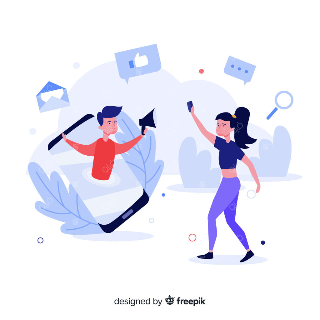 معرفی دوستان با گوشی هوشمند در فضای باز