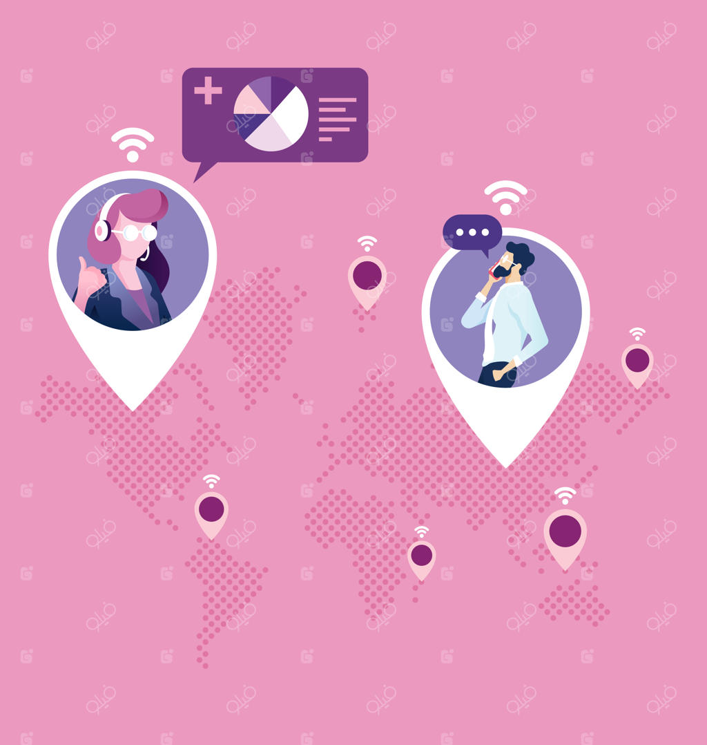 شبکه‌ها - مفهوم ارتباطات تجاری