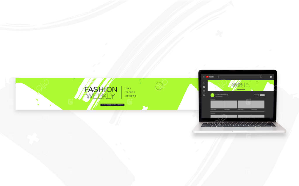 بنر دست‌کشیده یوتیوب