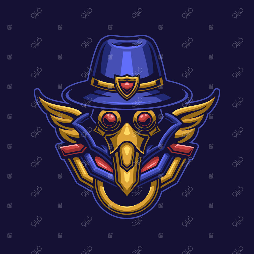 طرح مفهومی سر دروگر با ماسک