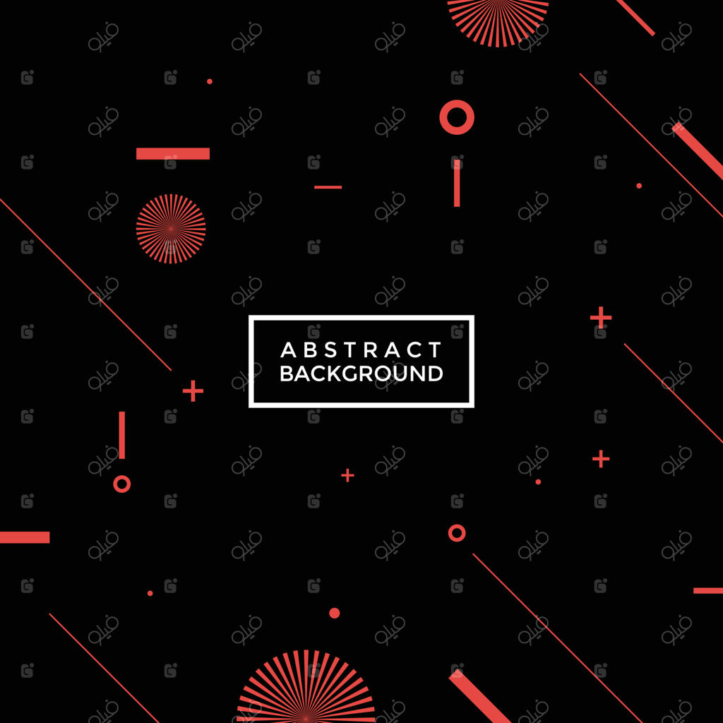 طراحی الگوی هندسی انتزاعی و پس‌زمینه. پس‌زمینه هندسی رنگارنگ.