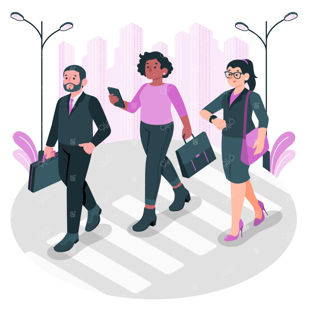 تصویرسازی مفهوم بازگشت به کار