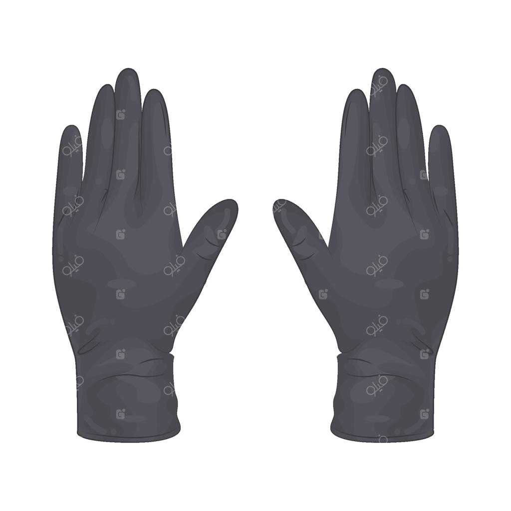 تصویری از دستکش‌های آرایشگری