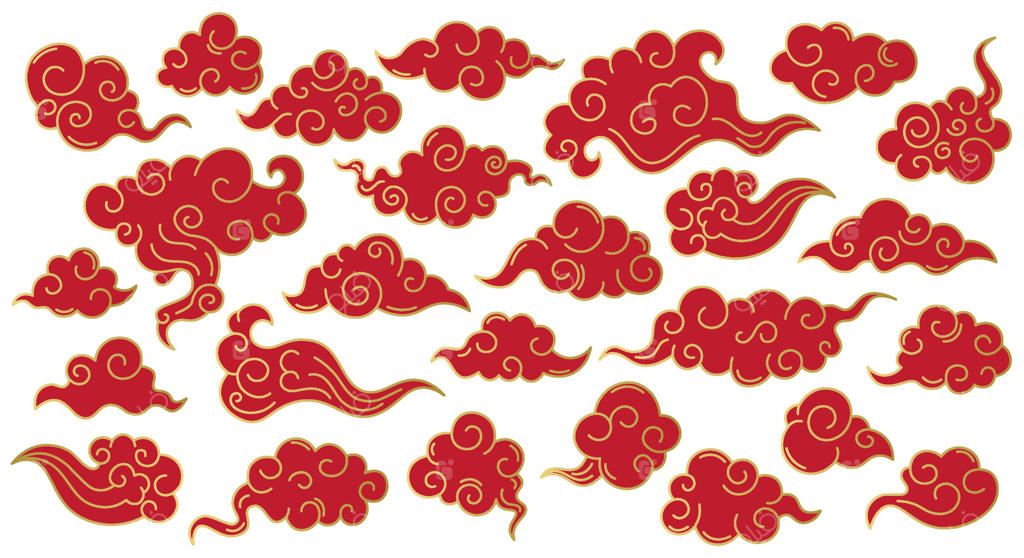 ابرهای شرقی ژاپنی: نقوش سنتی آسمان آسیایی، تزیینات کره‌ای و نمادهای دکوری چینی