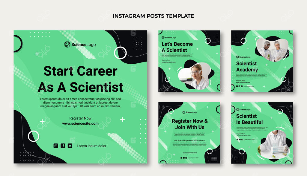 پست اینستاگرامی درباره علم ساده