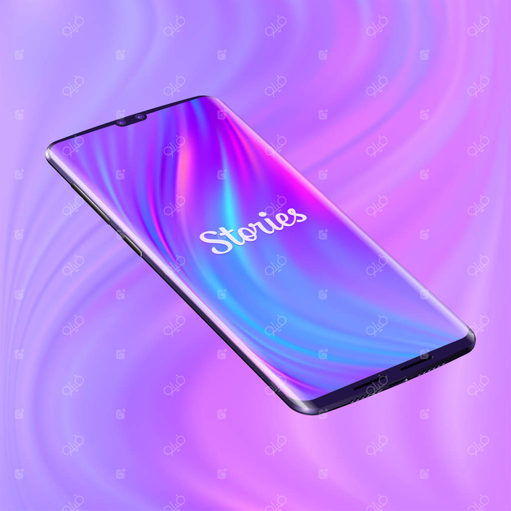 طرح خیالی تلفن هوشمند با عنوان شیک و داستان‌وار