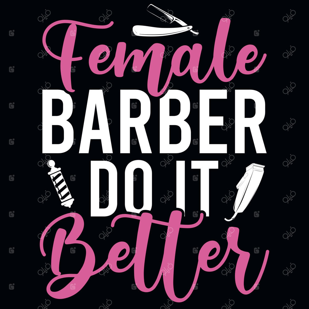 طراحی تی‌شرت آرایشگری