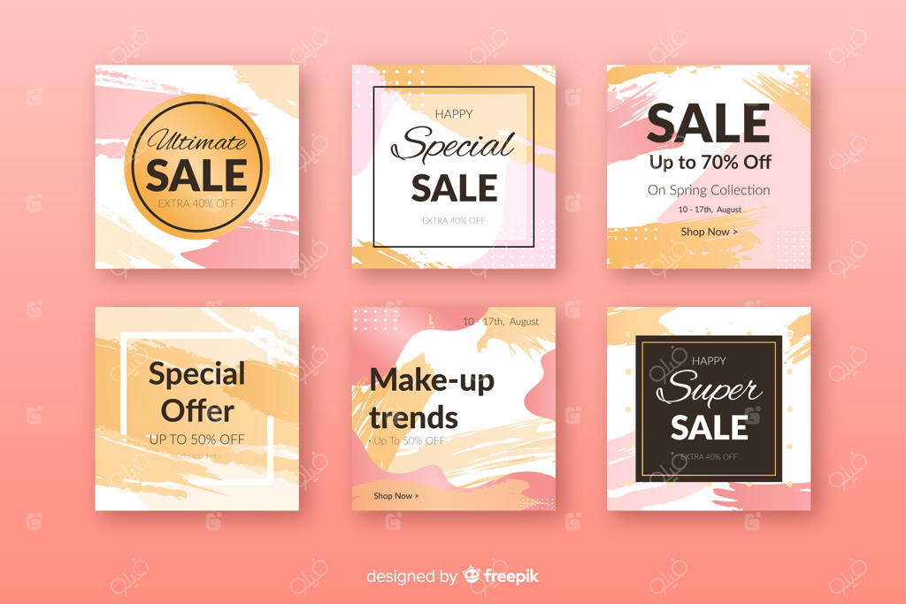 مجموعه پست‌های فروش انتزاعی اینستاگرام