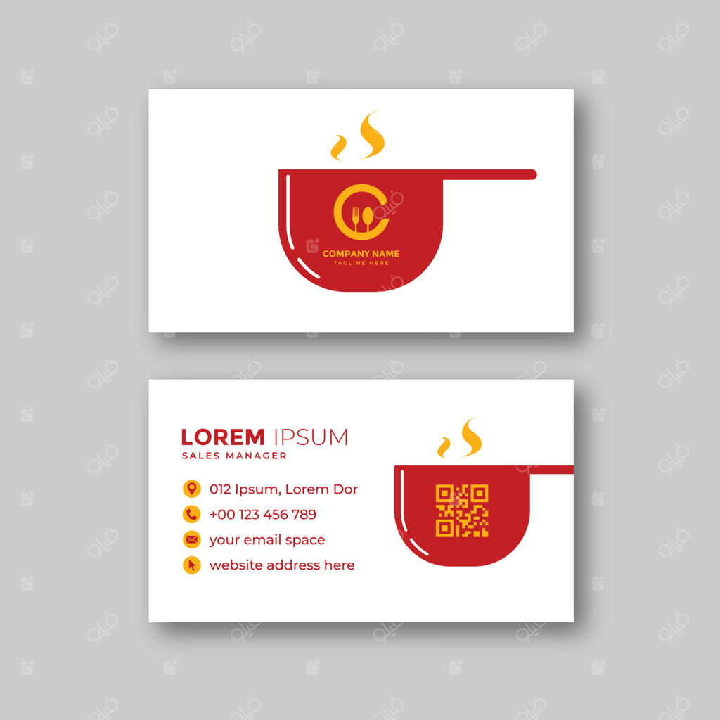 طراحی کارت ویزیت برای کسب‌وکار آشپزی قابلمه‌ای