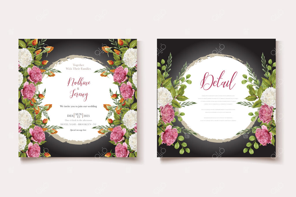 الگوهای قاب تاج گل های عجیب و غریب