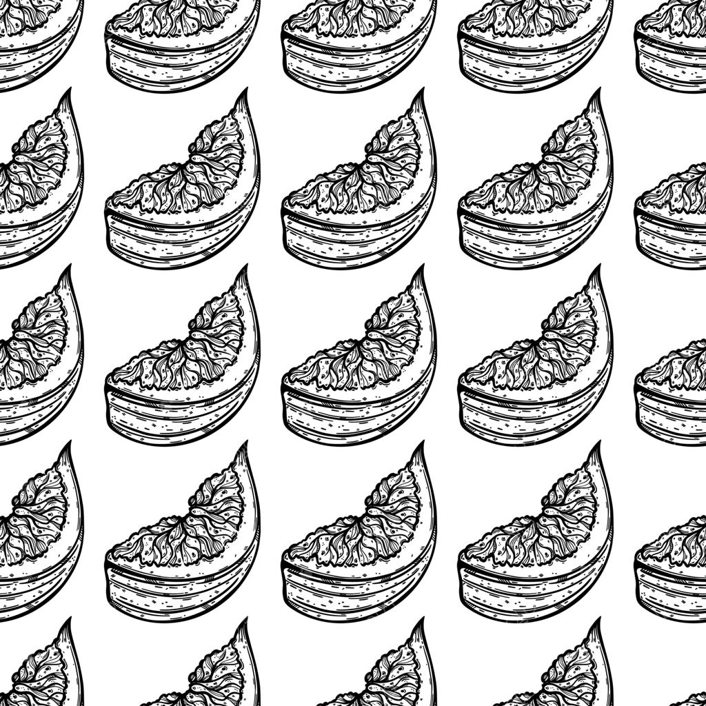 پترن یکپارچه برش انجیر: طرحی از میوه باغ آب‌دار با گوشت و دانه‌های خوشمزه. طرح سیاه و سفید گیاه گیاه‌خواری. قطعه‌ای از دسر خاص و دست‌کشیده. پس‌زمینه‌ای گیاهی.