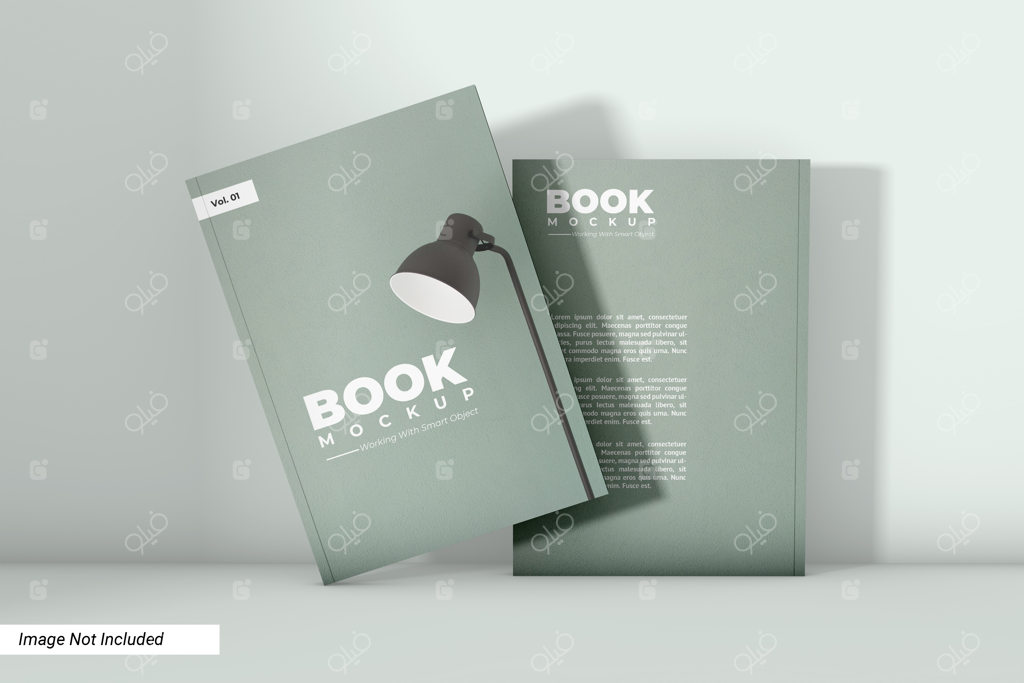 طرح موکاپ کتاب جلد نرم