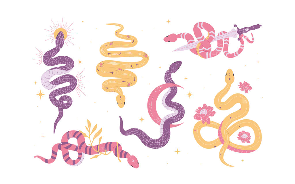 تصاویر مار اسرارآمیز در علم طالع‌بینی