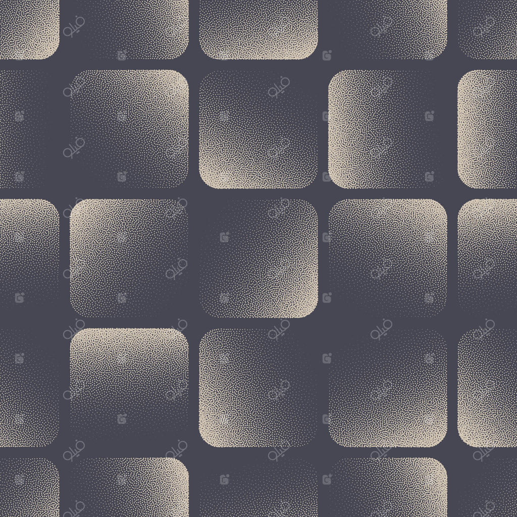 طرح کاشی مربعی گرد: پس‌زمینه‌ انتزاعی و ساده جورچین وکتور