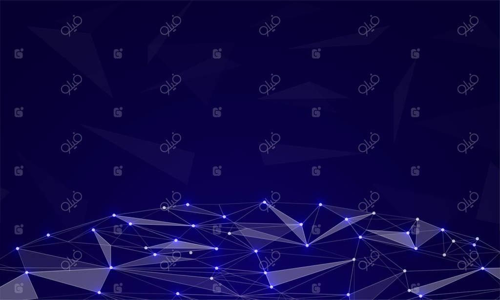 مفهوم شبکه بلاکچین، دفتر کل توزیع‌شده، فناوری اتصال کامپیوتر.