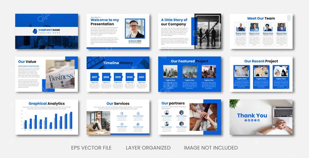 قالب ارائه پاورپوینت و کی‌نوت برای کسب و کارهای شرکتی