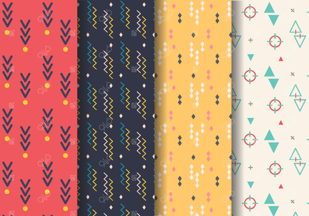 وکتور الگوهای هندسی