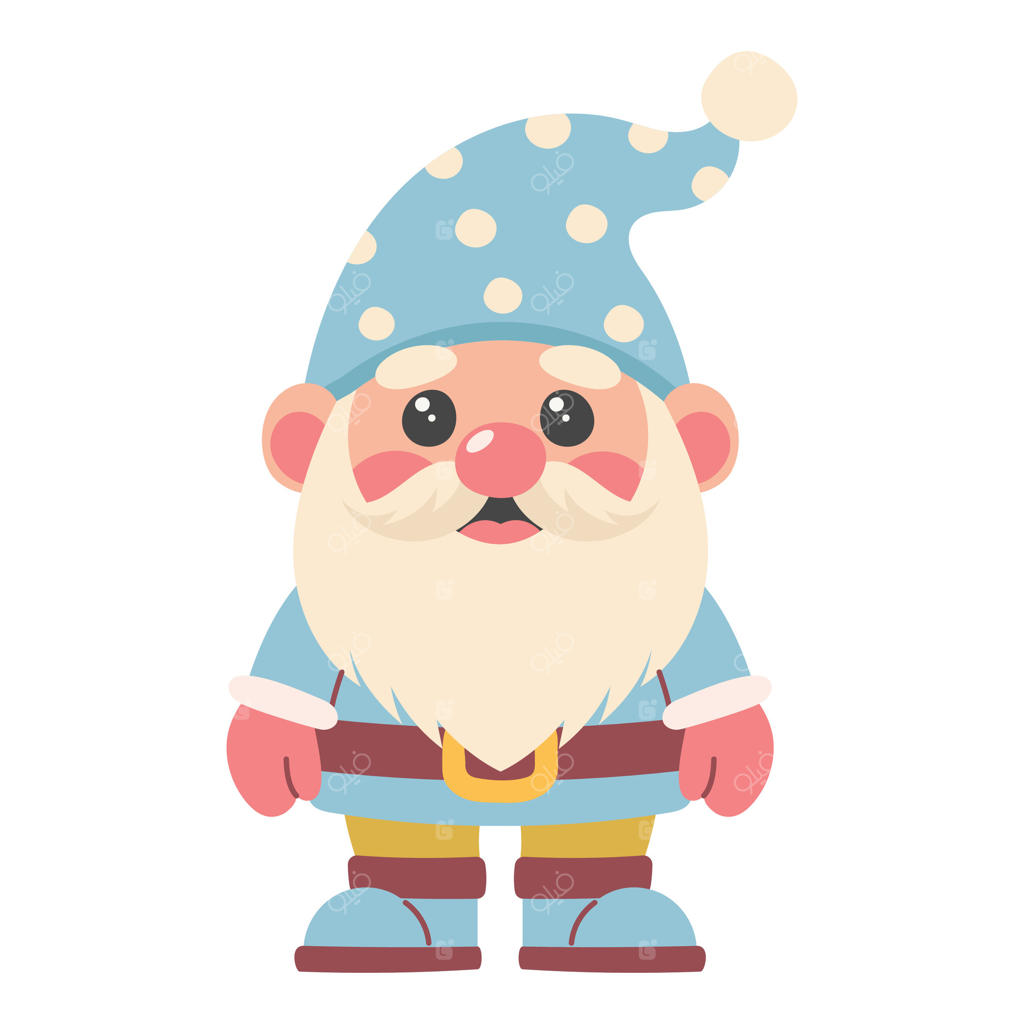 تصویر بامزه کوتوله باغچه