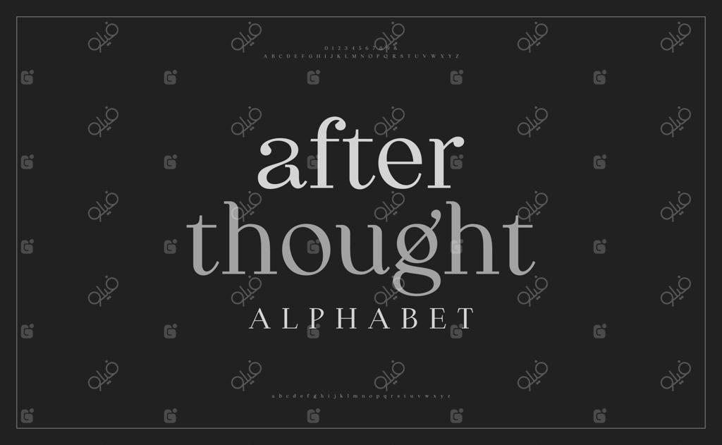 طراحی‌های مد ساده با حروف کلاسیک و کهنه‌نما و تایپوگرافی شیک و ظریف