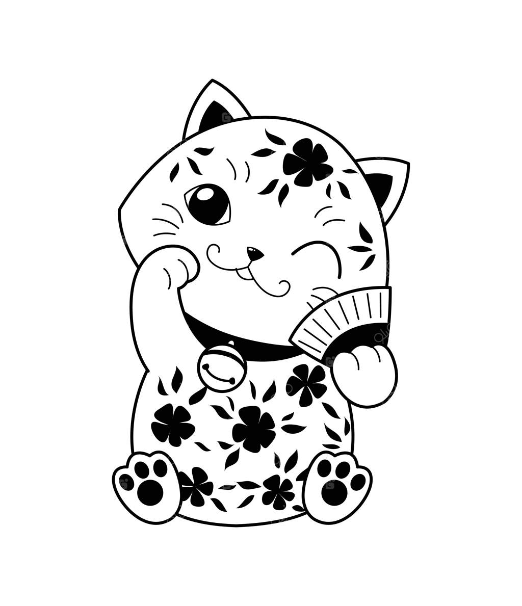 طرح مانکی نکوی ژاپنی